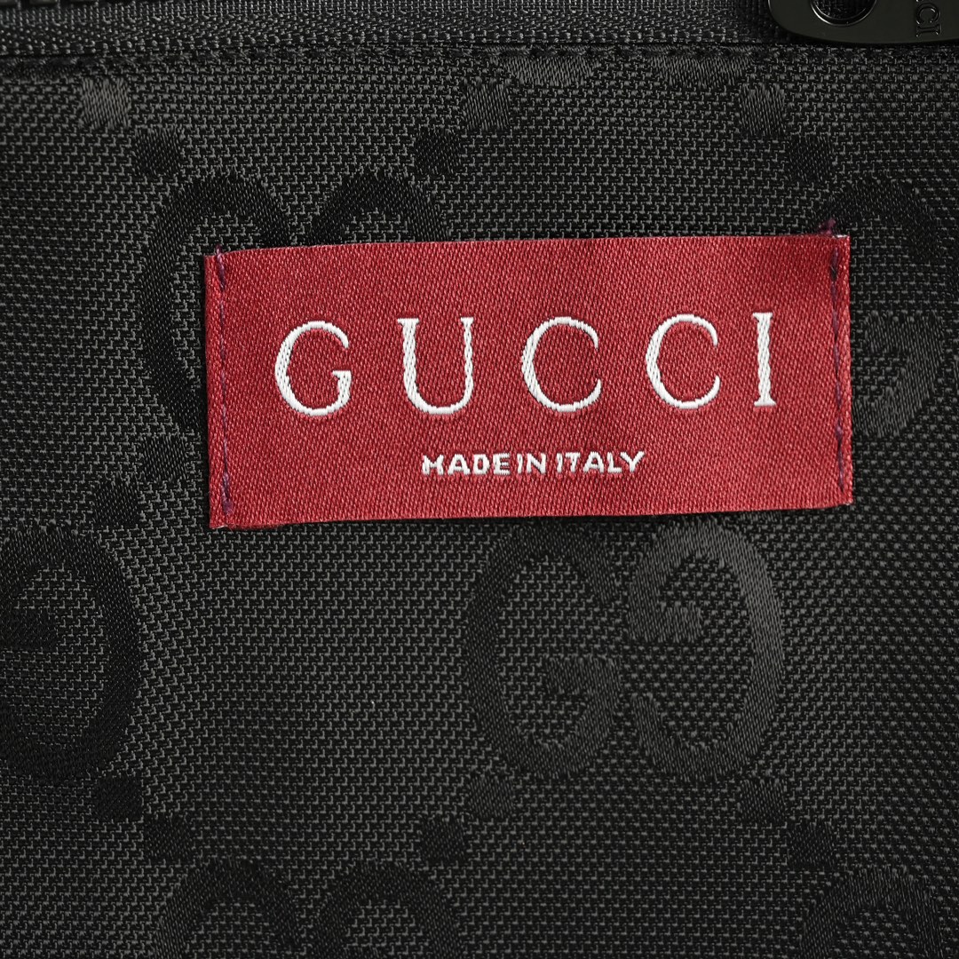 Gucci 24Fw red and green ribbon pattern trench coat