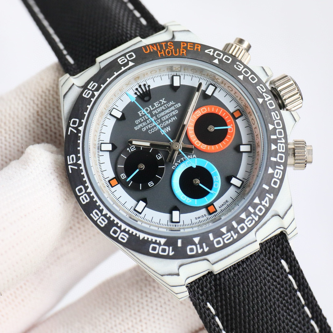 ROLEX-Cosmic Chronograph Daytona Series Carbon Fiber Custom Edition