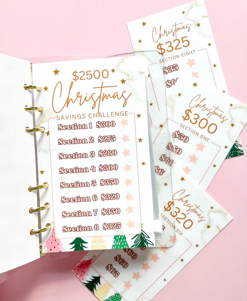 1k 2.5k 5k Savings Challenge Budget Binder