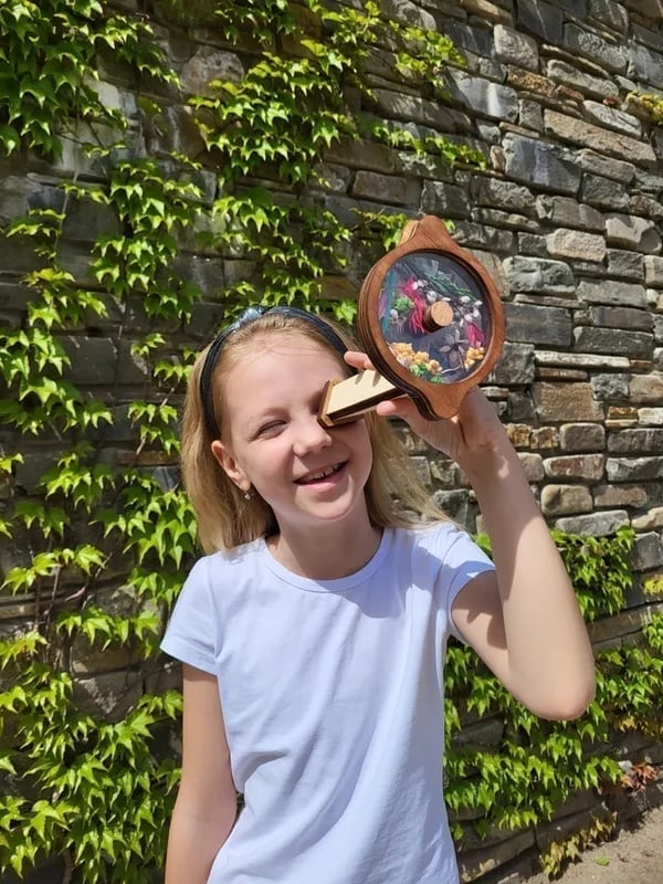 🔥The Best Gift🔥 Natural Wood DIY kaleidoscope