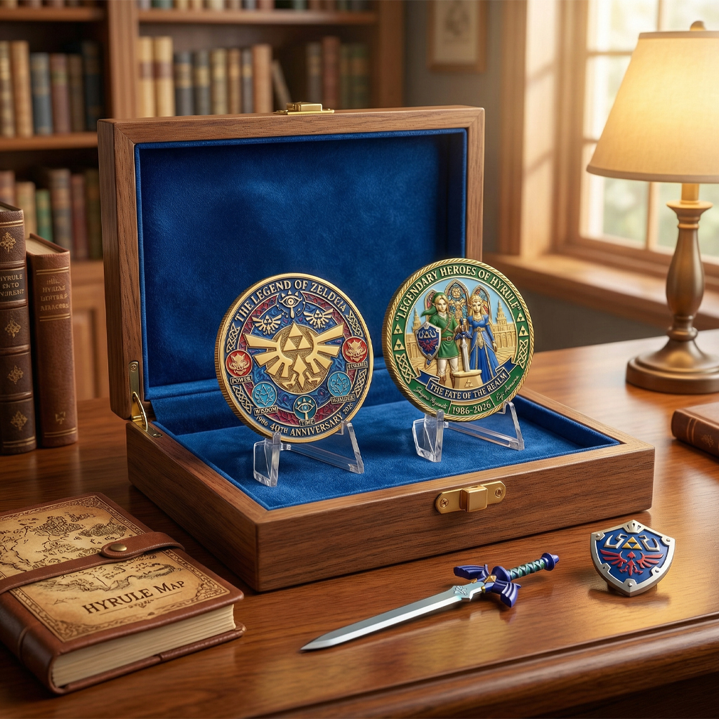 The Legend of Zelda 40th Anniversary Commemorative Coin
