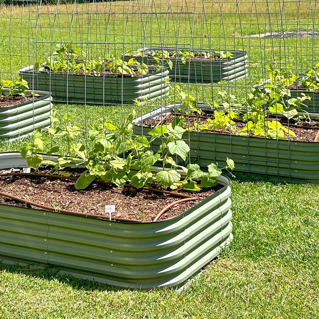 🌷2025D Spring Clearance Sale 🔥A8x2 Metal Raised Garden Beds (9 in 1)【Upgrade 2.0】