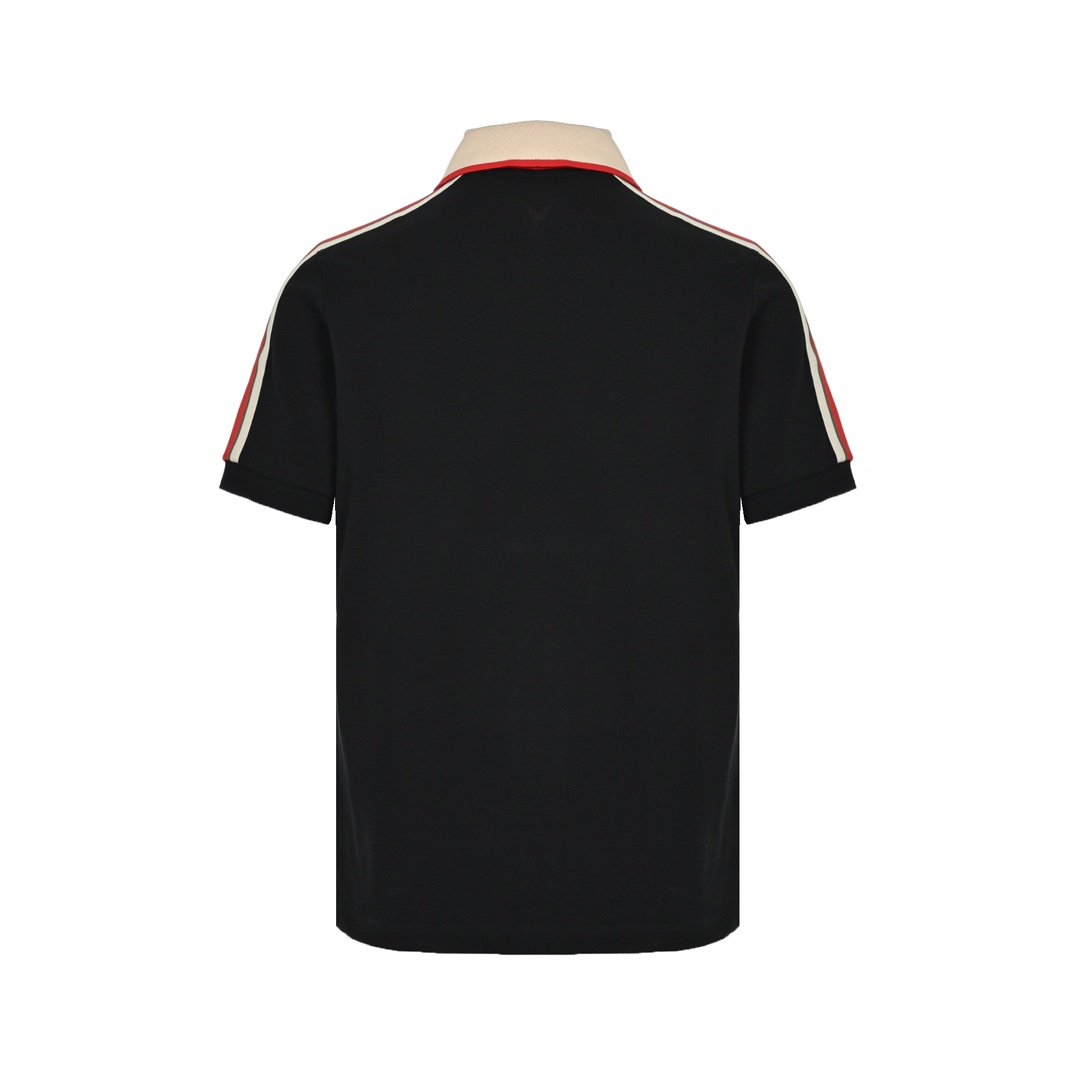 Gucci Classic Shoulder Jacquard Webbing Polo Short Sleeve