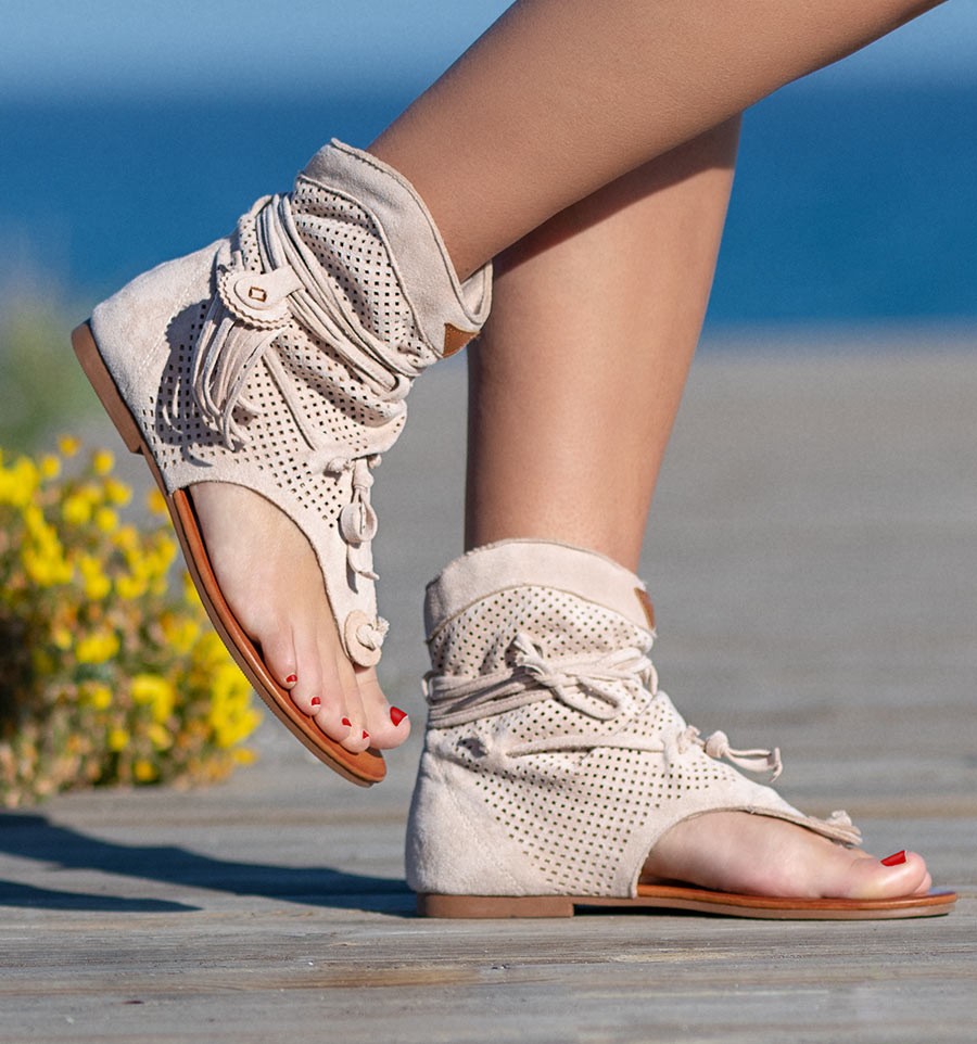 ❤️Mother's Day Sale 50% OFF❤️Women's BohemianFringed Toe Flat Sandals