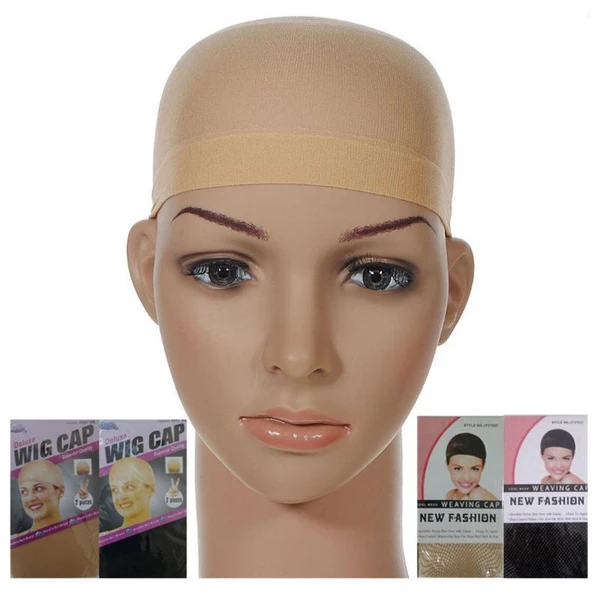 Mesh / Net Wig Cap Hat Nylon Stretch Elastic Snood 2Pcs