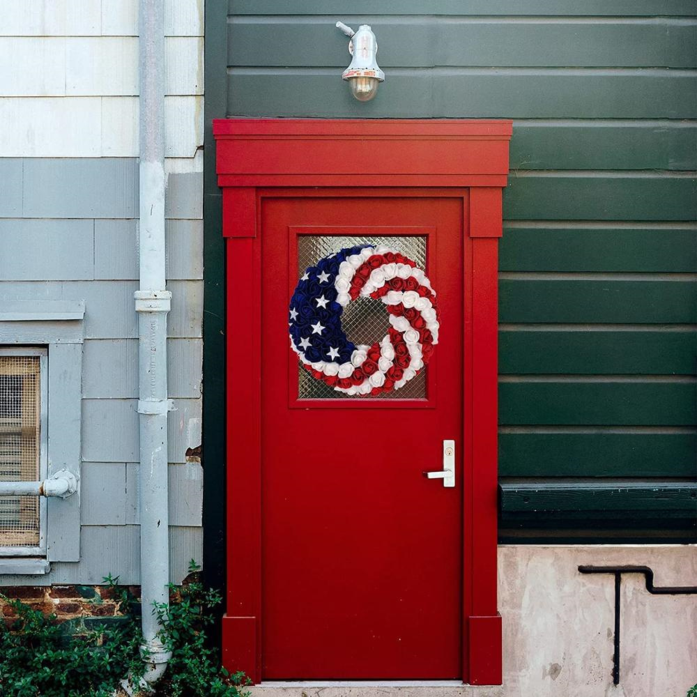 American Flag Wreath