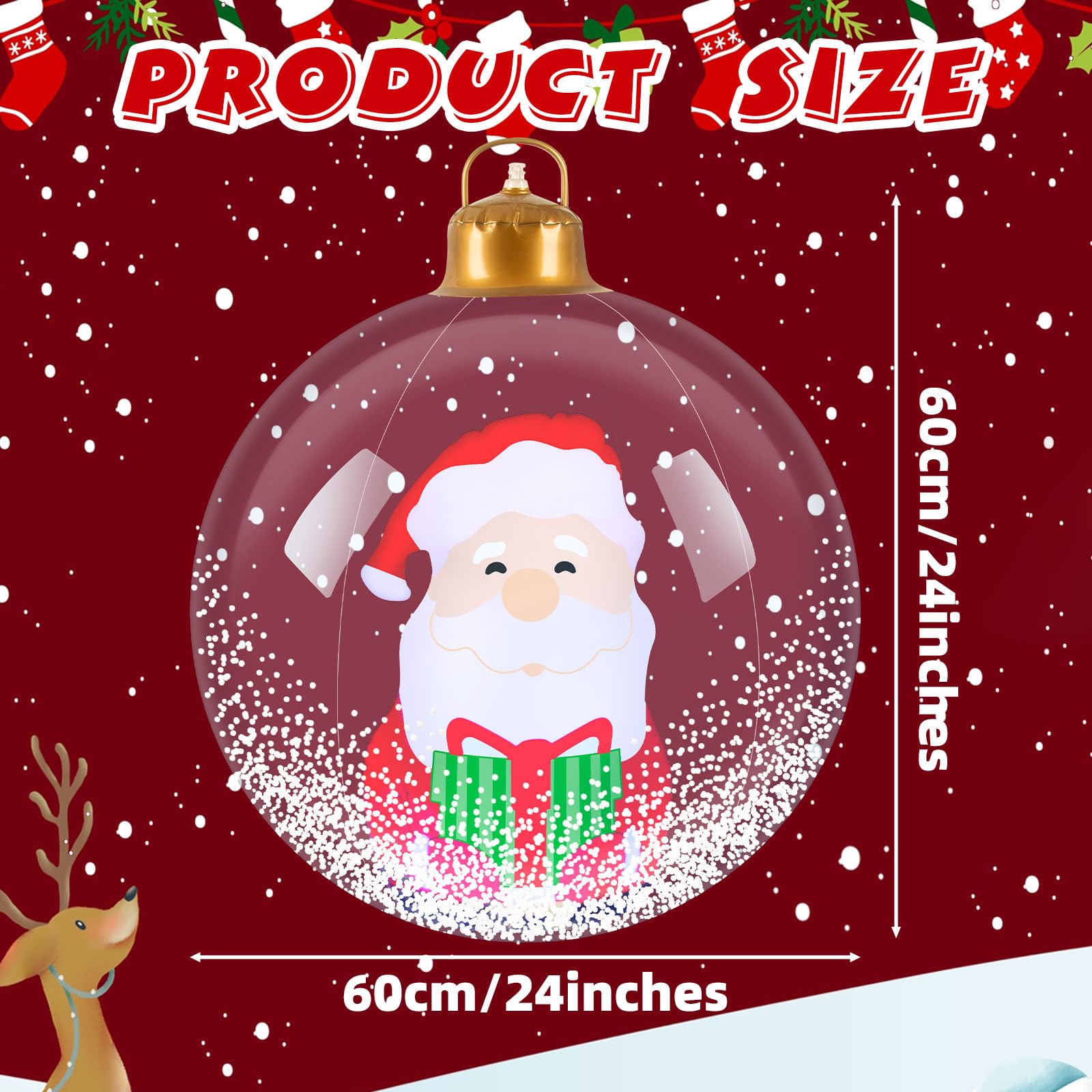 🎄Early Christmas Sale 49% OFF🎄 Inflatable Christmas Snowman Bauble