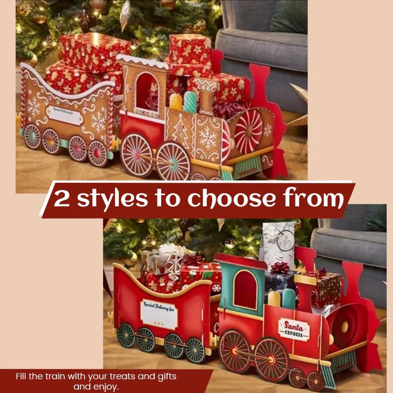 🎄Early Christmas Sale - 50% OFF🔥Christmas Train Gift Holder