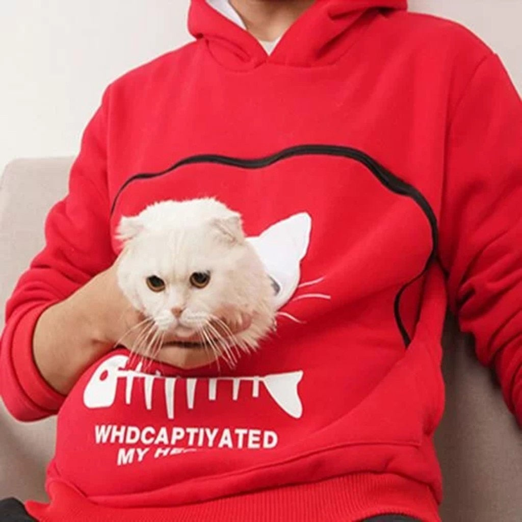 🎄Christmas Special Sale-[SAVE 50% OFF]--Cat Lovers Hoodie Cuddle Pouch--BUY 2 GET 10% OFF & FREE SHIPPING