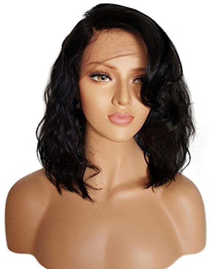 Luna Wig S023 Wavy Lace Front Synthetic Wig Shoulder Length
