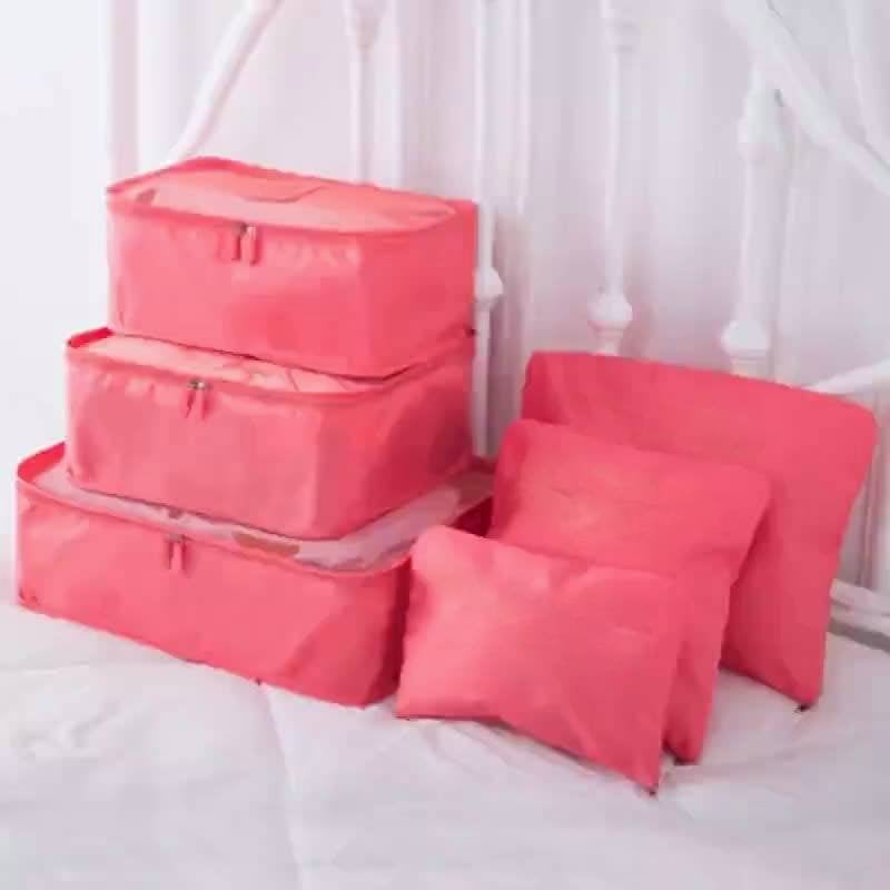 ✈6 pieces portable luggage packing cubes🧳Buy More Save More🚗