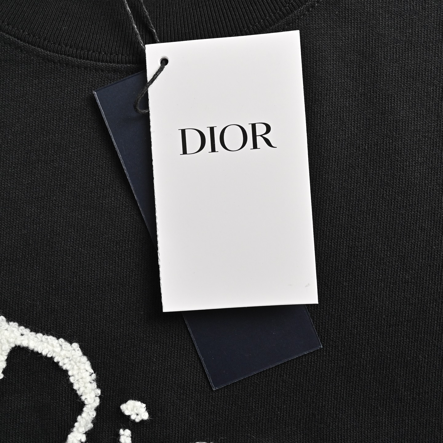 Dior 25ss towel embroidery letter short sleeve