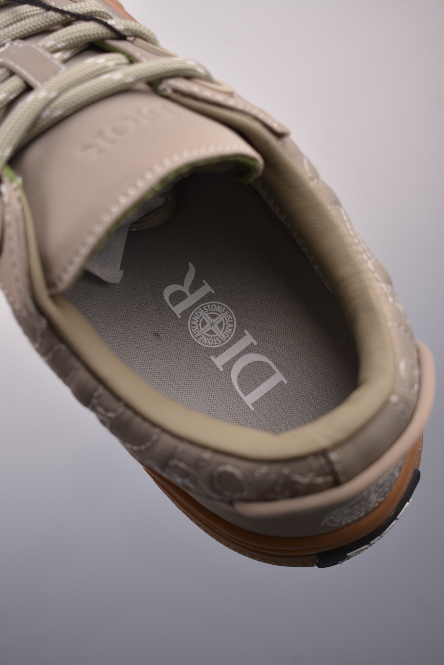 Stone Island x Dior B33 Low Top Sneakers Gray 3SN303ZAM_H812