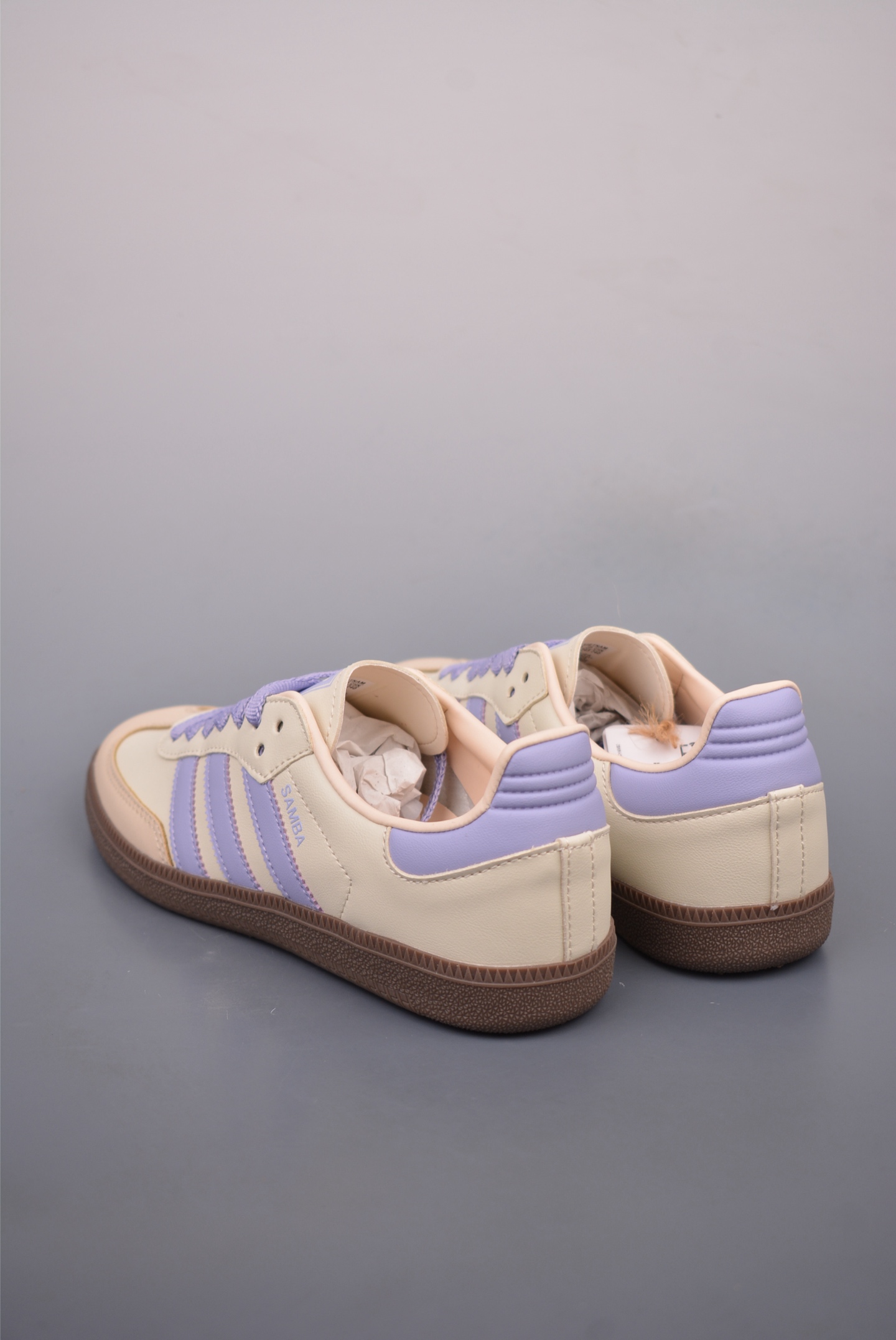 Adidas Originals Samba OG Leather Off-White Purple JI2678