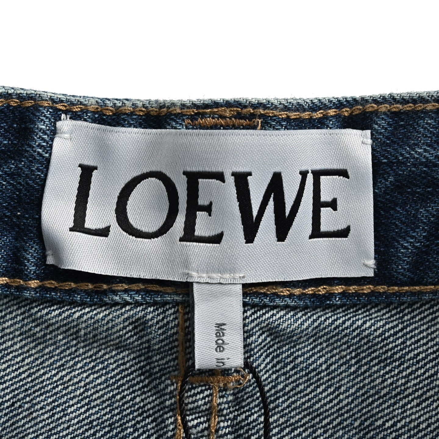 Loewe 25ss solid loose fit scimitar jeans