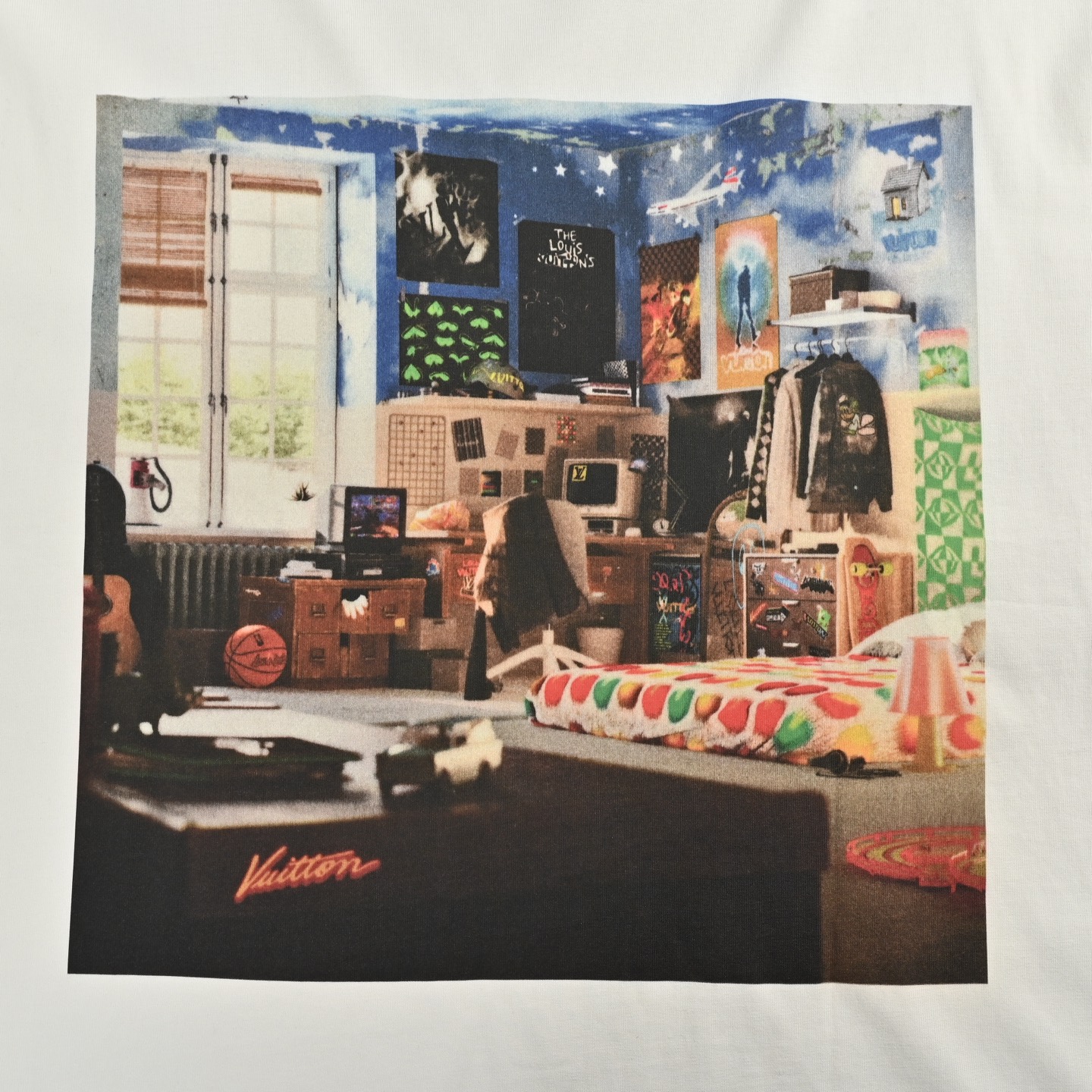 Louis Vuitton Graffiti Print Short Sleeve