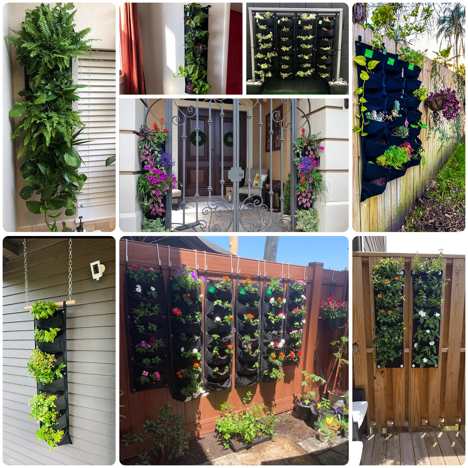 🔥Last Day Promotion-[SAVE 50% OFF]--7 Pockets Hanging Vertical Planter--BUY 3 GET FREE SHIPPING NOW
