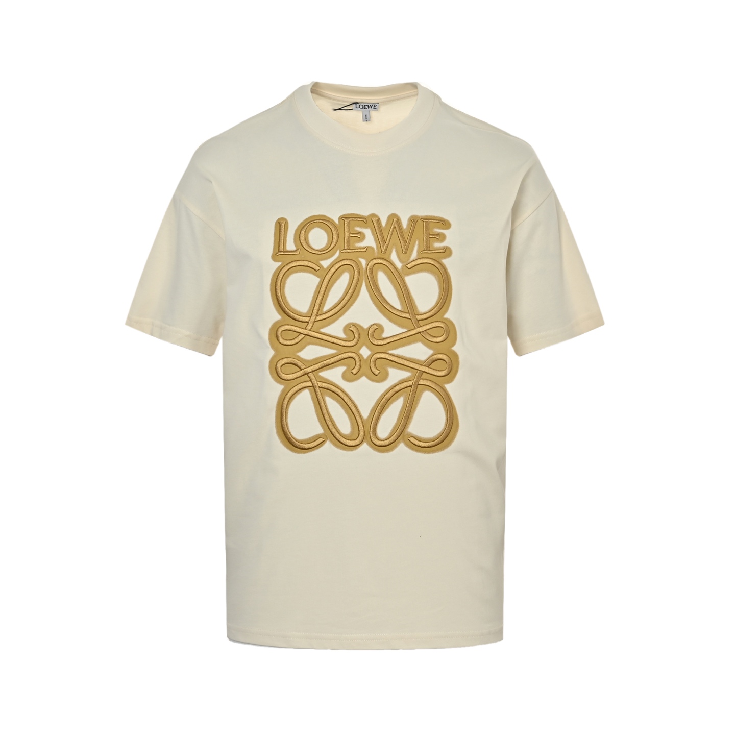 Loewe 25ss embroidered large logo short sleeve