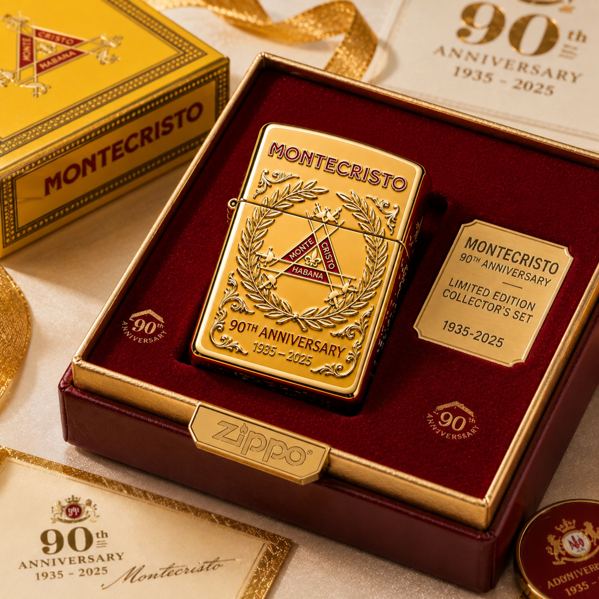 Montecristo 90th Anniversary Limited Edition Zippo Lighter