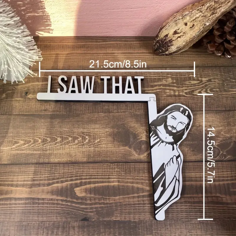 ON SALE🔥“I Saw That ”Jesus Sign Frame Decor-Buy 4 Free Shipping