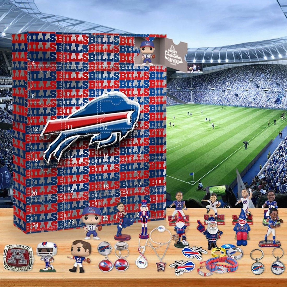 Buffalo Bills 2025 Advent Calendar-– The One With 24 Little Doors