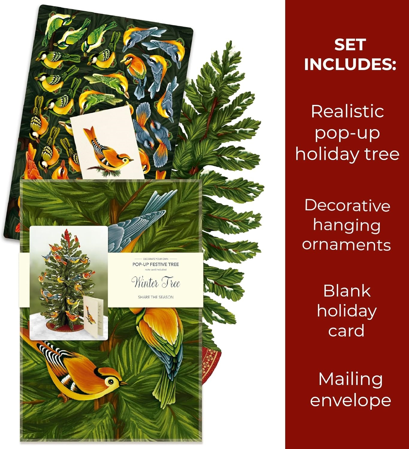 🔥CHRISTMAS ON SALE🔥3D Popup Greeting Cards, Christmas Cards, Holiday Gift Cards with Note Card and Envelope