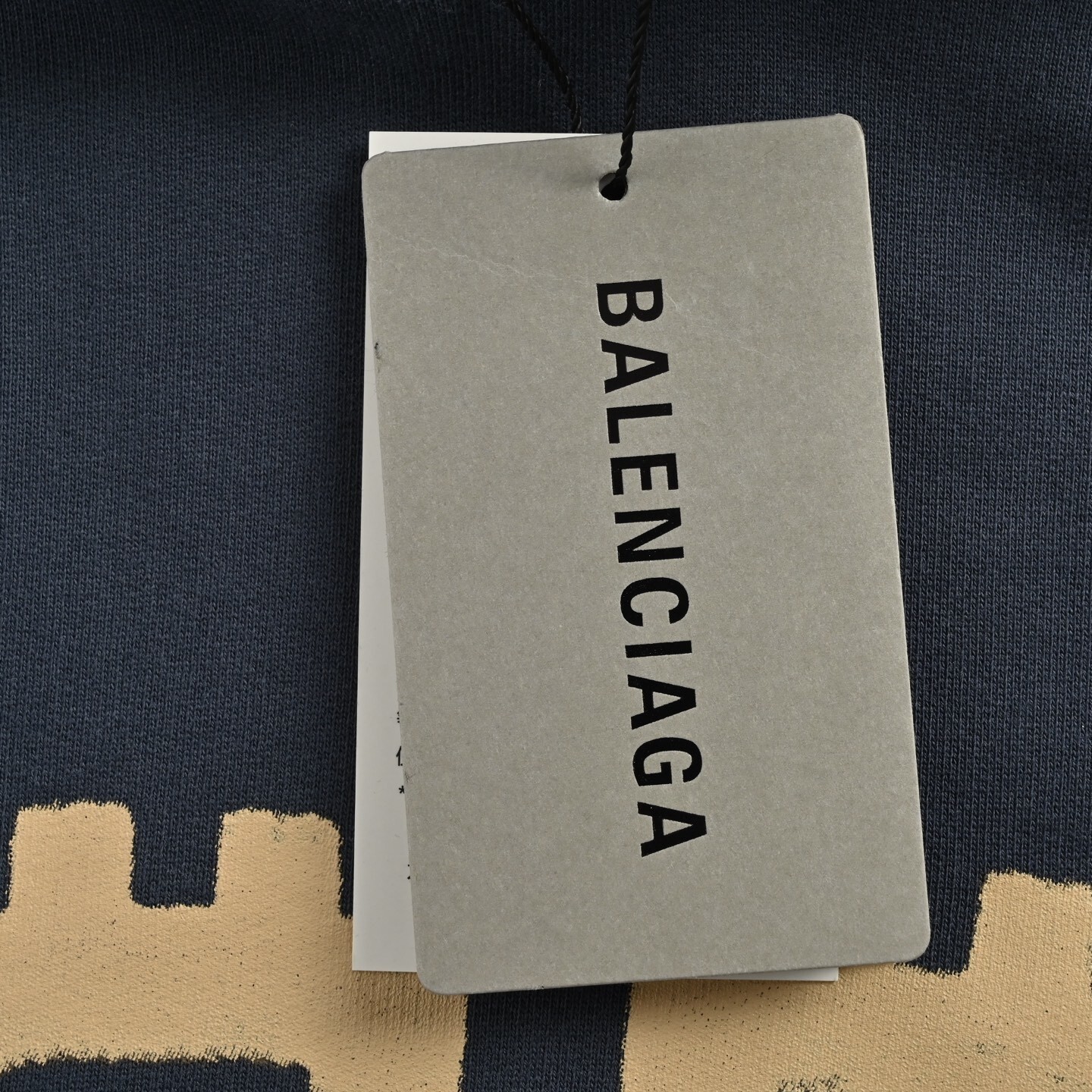 Balenciaga 25Fw Double B Print Hoodie