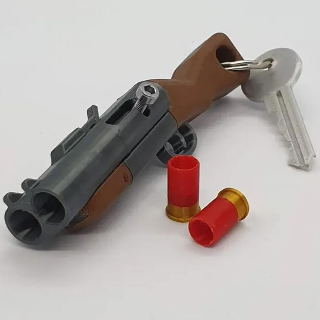 Break Action Shotgun Keychain