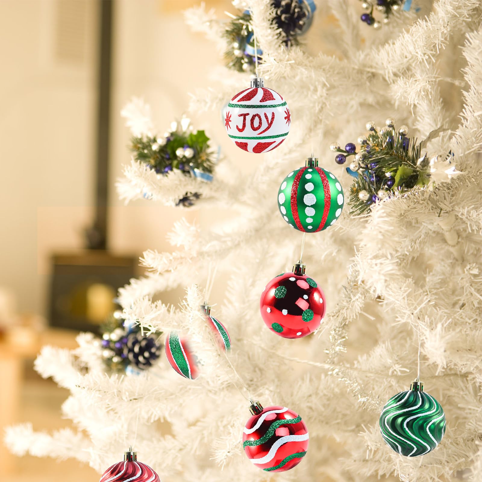 🎄🎅2024 NEW - 16 PCS Christmas Balls Ornaments🔥Buy 2 Get 10% Off & Free Shipping