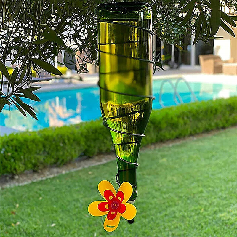 【Buy More Free More】Wine botle Hummingbird Feeder