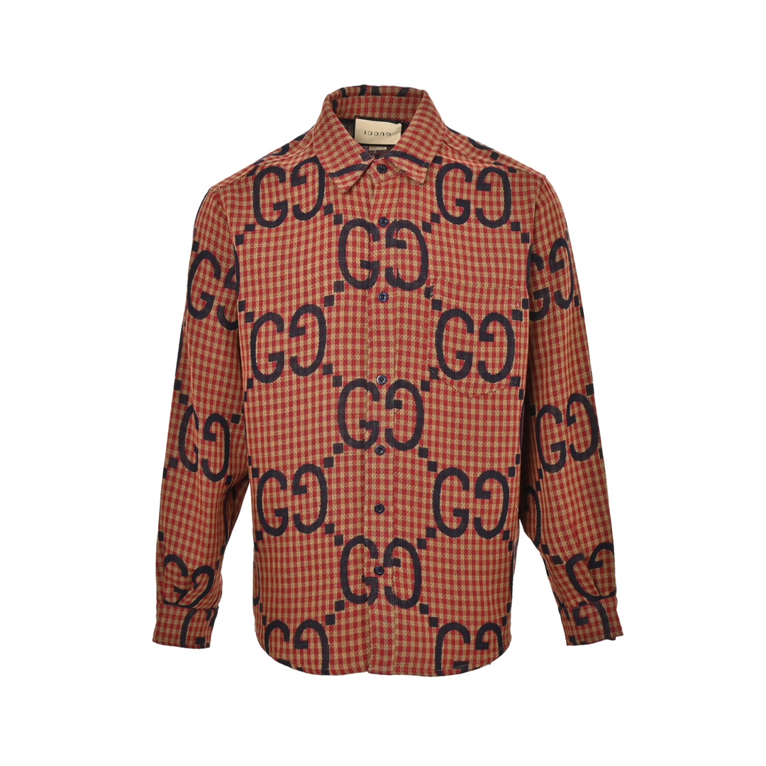 Gucci 24Fw Double G Check Shirt