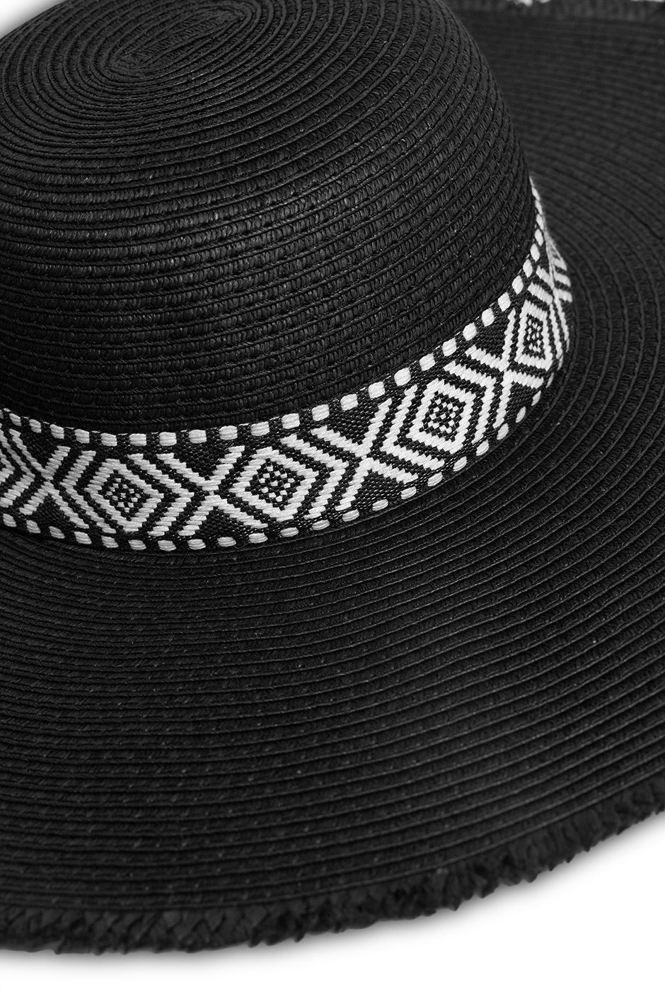 Sombrero Paja Black