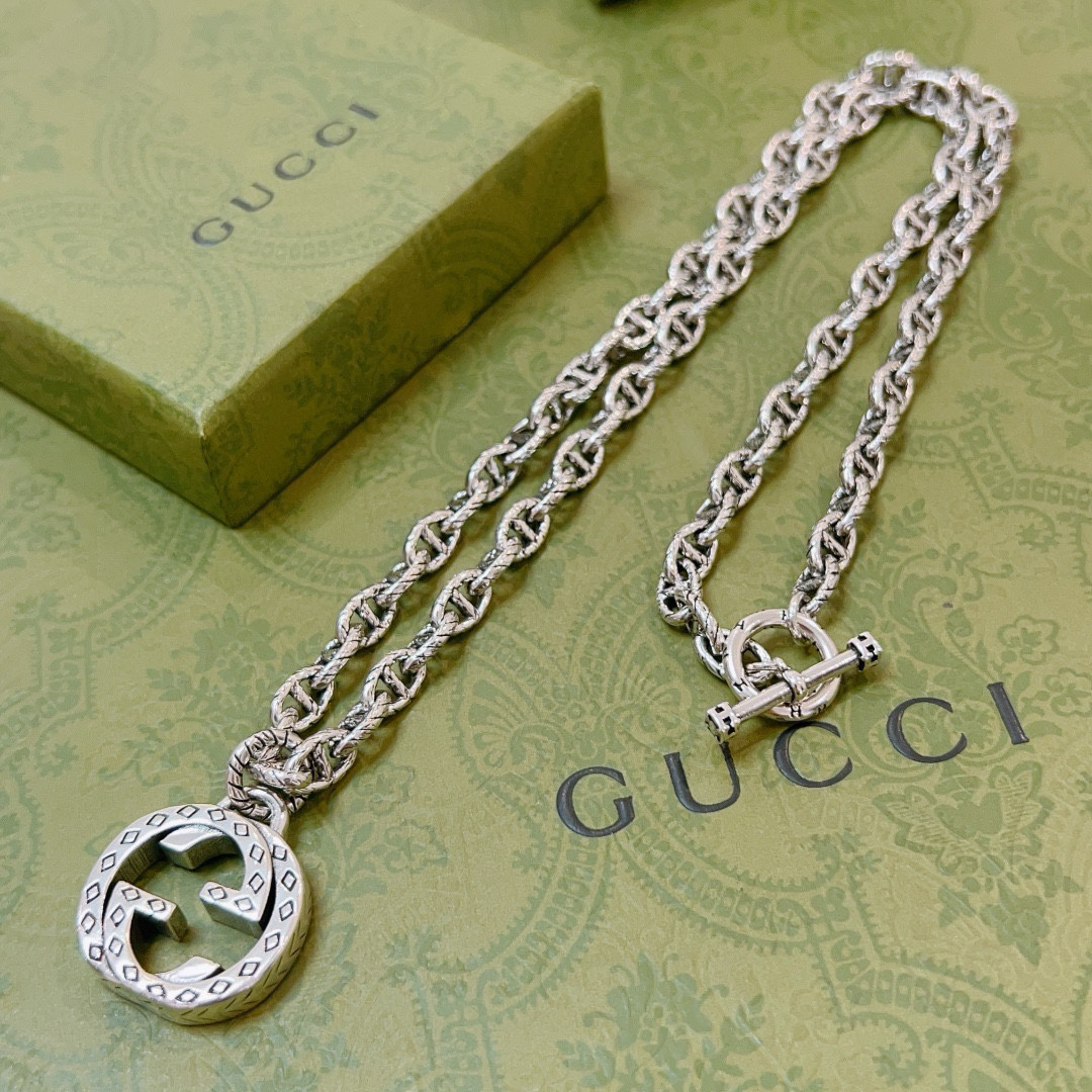 Gucci Anger Forest Series GG Chain Vintage Necklace