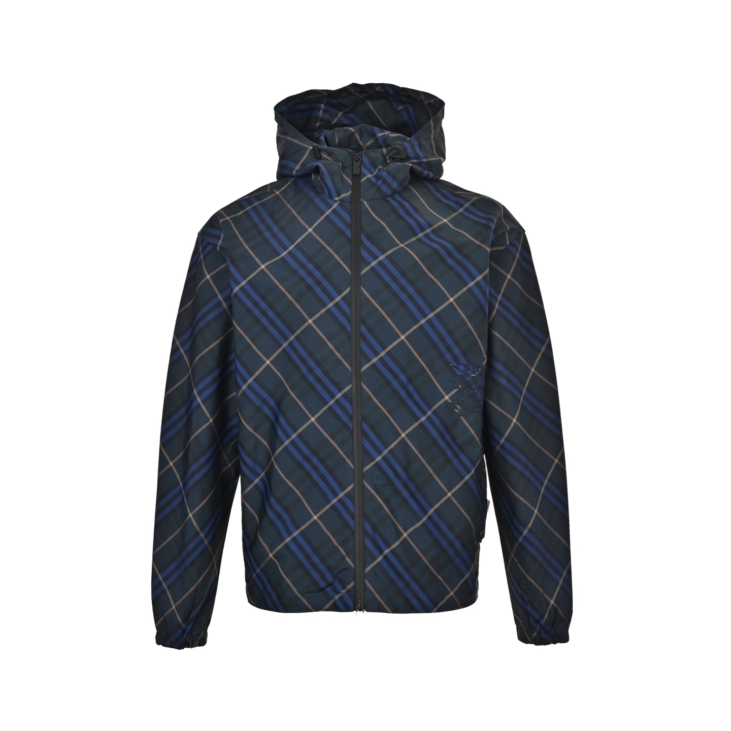 Burberry 24Fw Warhorse Embroidered Check Double-Sided Zipper Jacket