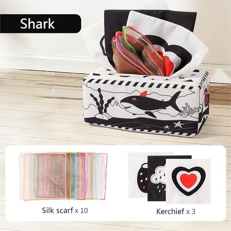 Montessori Sensory Tissue Box Baby Sensory Pull Toy-BUY 2 FREE SHIPPING