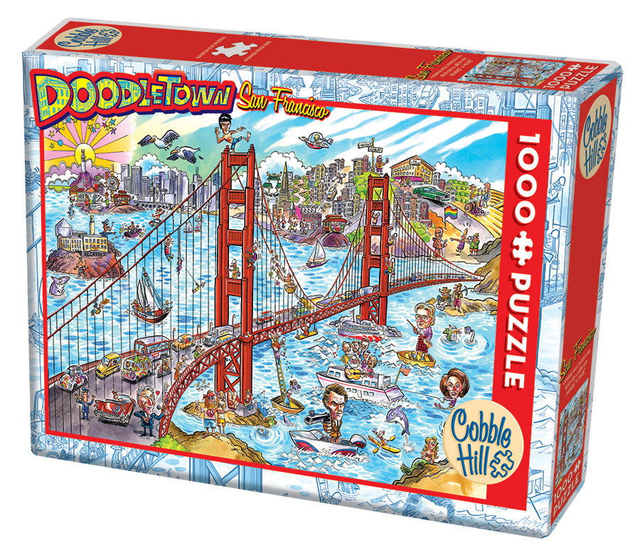 DoodleTown: San Francisco | Discontinued 1000 Piece (Old Big Box)