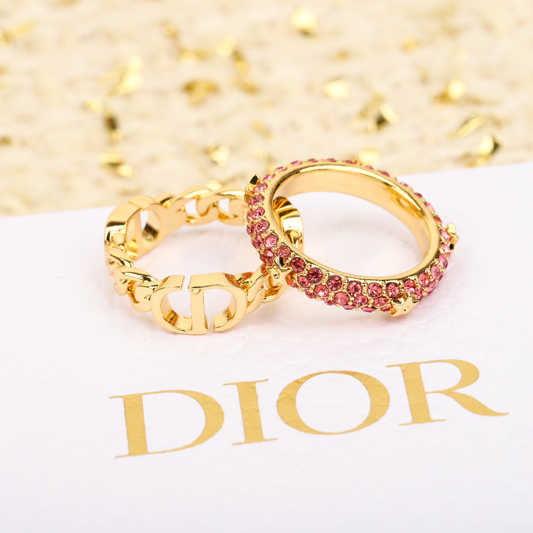 Dior two piece ring set