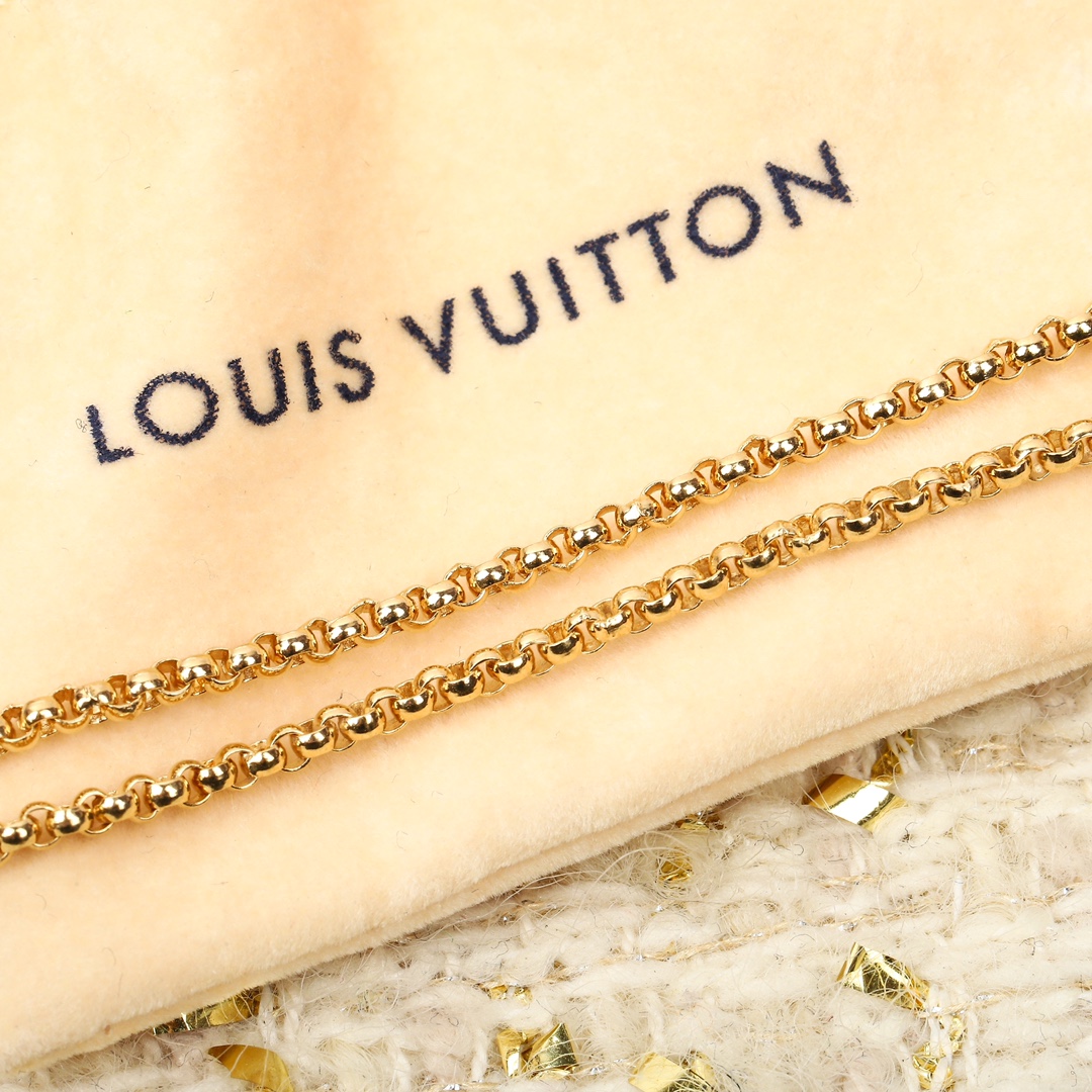 Louis Vuitton Alphabet Diamond Necklace