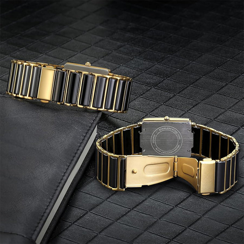 Fashion Ceramic Square Quartz Watch