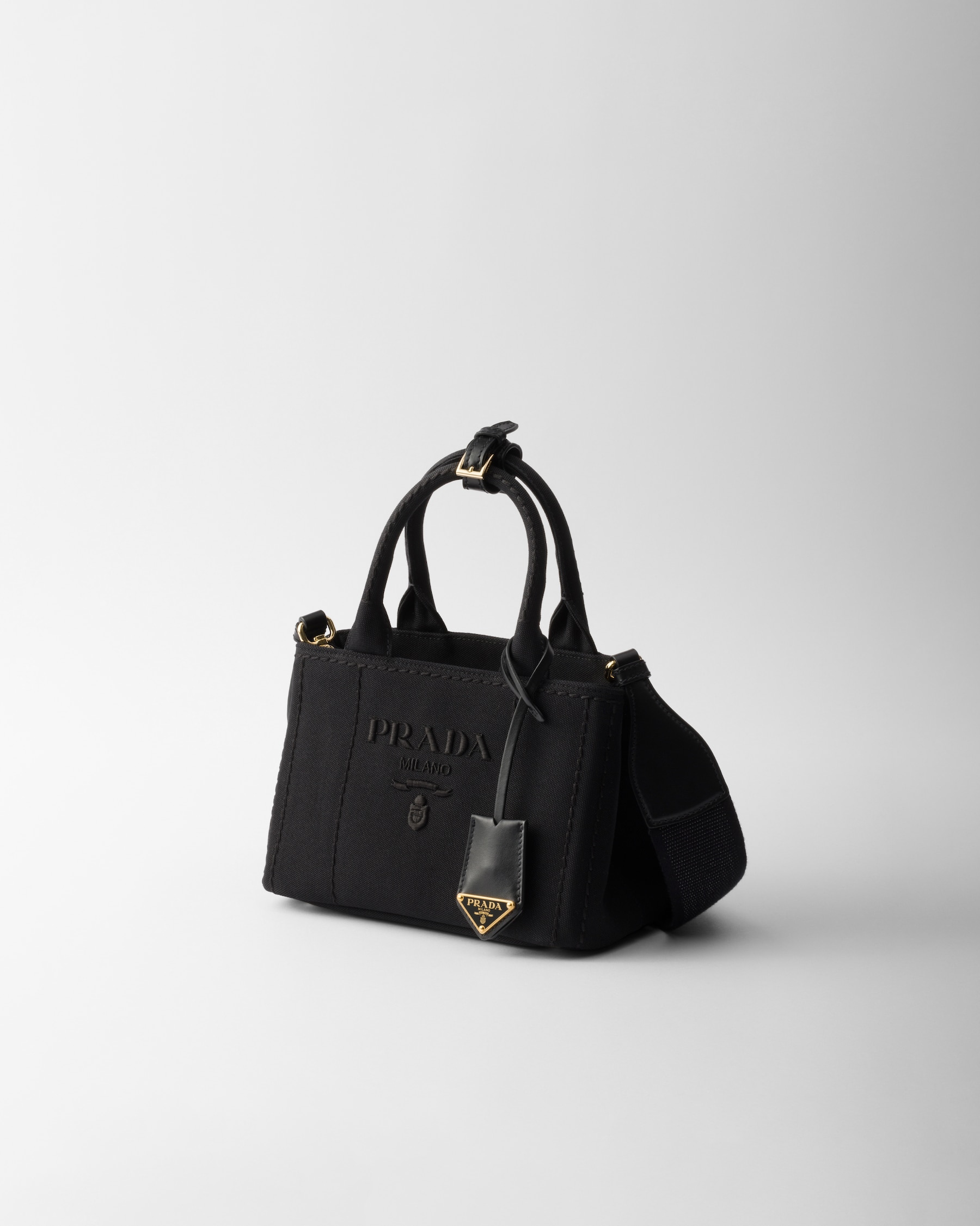Prada Cotton Canvas Mini Bag 1BA038_2CYA_F0002_V_8OM