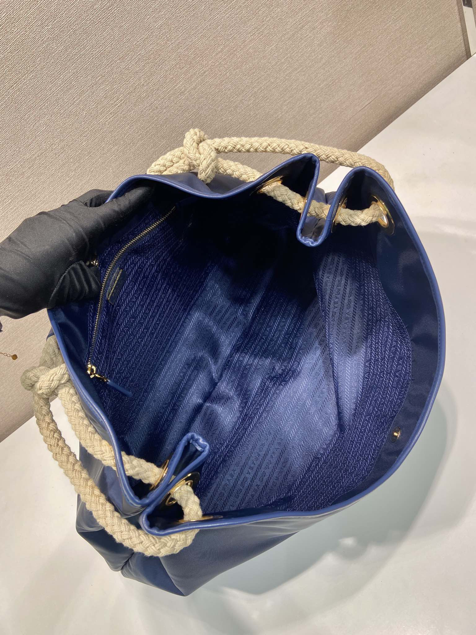Prada Nylon Tote Bag 1BC244
