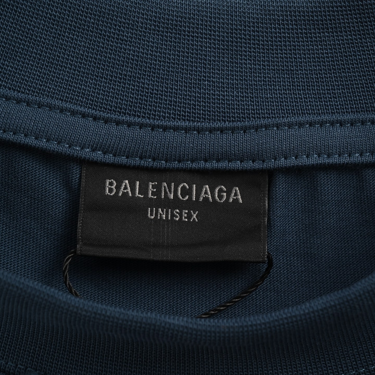 Balenciaga 25ss wheat ear double B embroidered washed short sleevesV