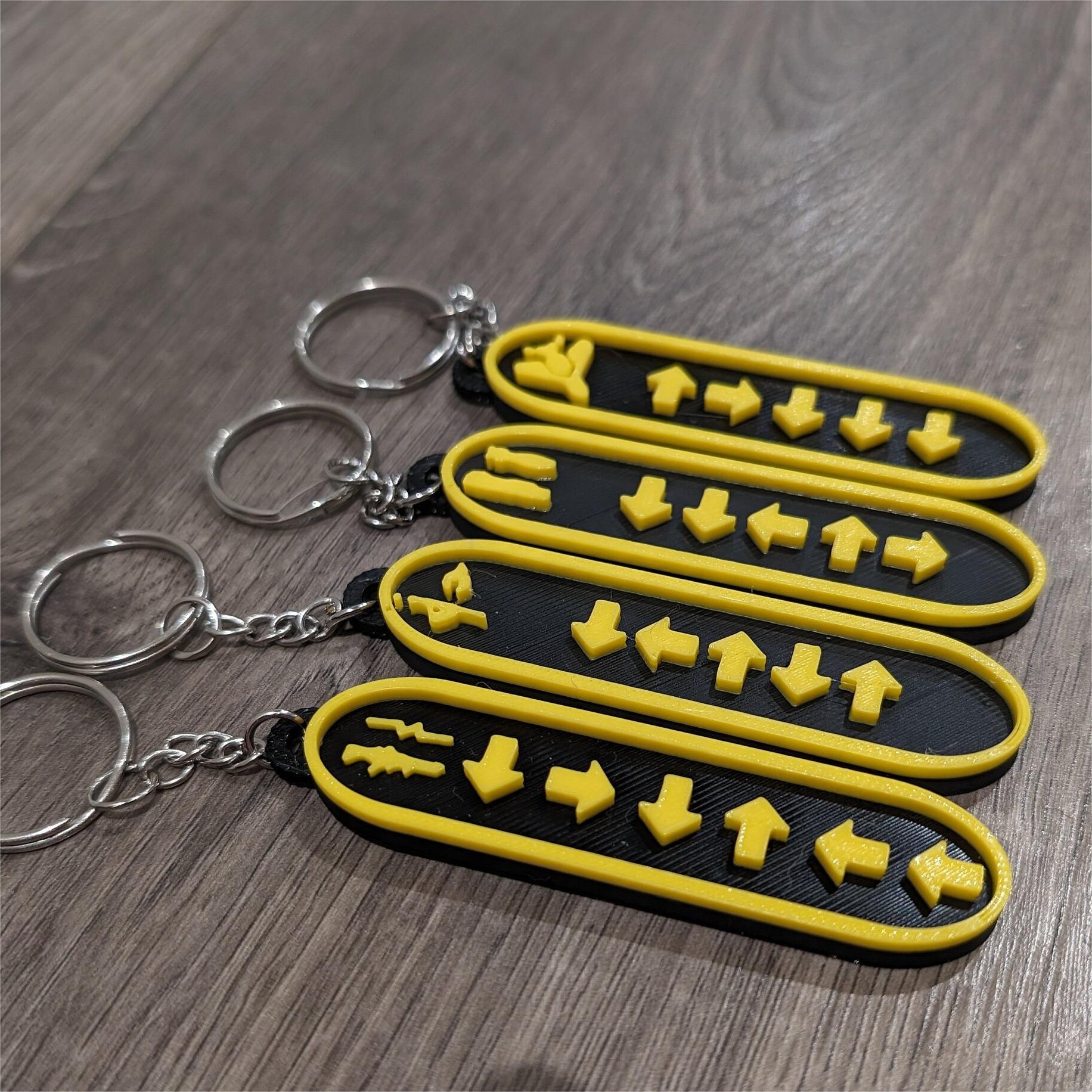 Helldivers 2 Strategem Keychains