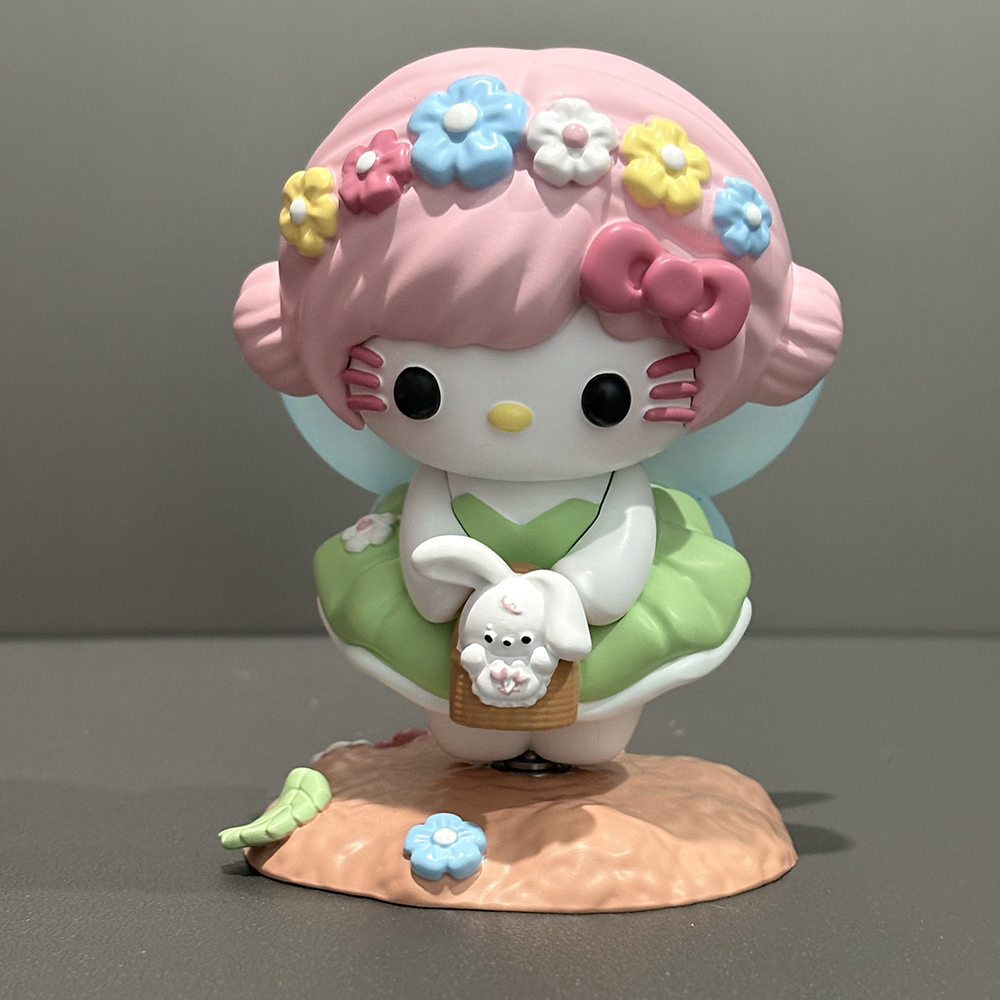 Doll Hello kitty elf 3D three-dimensional will rotate decorative ornaments
