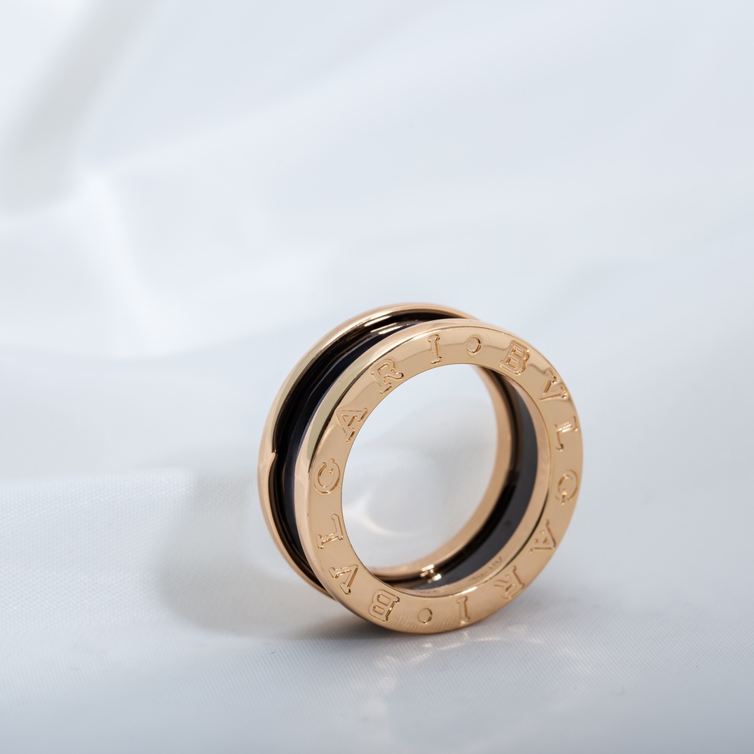 Bulgari Narrow Ceramic Ring