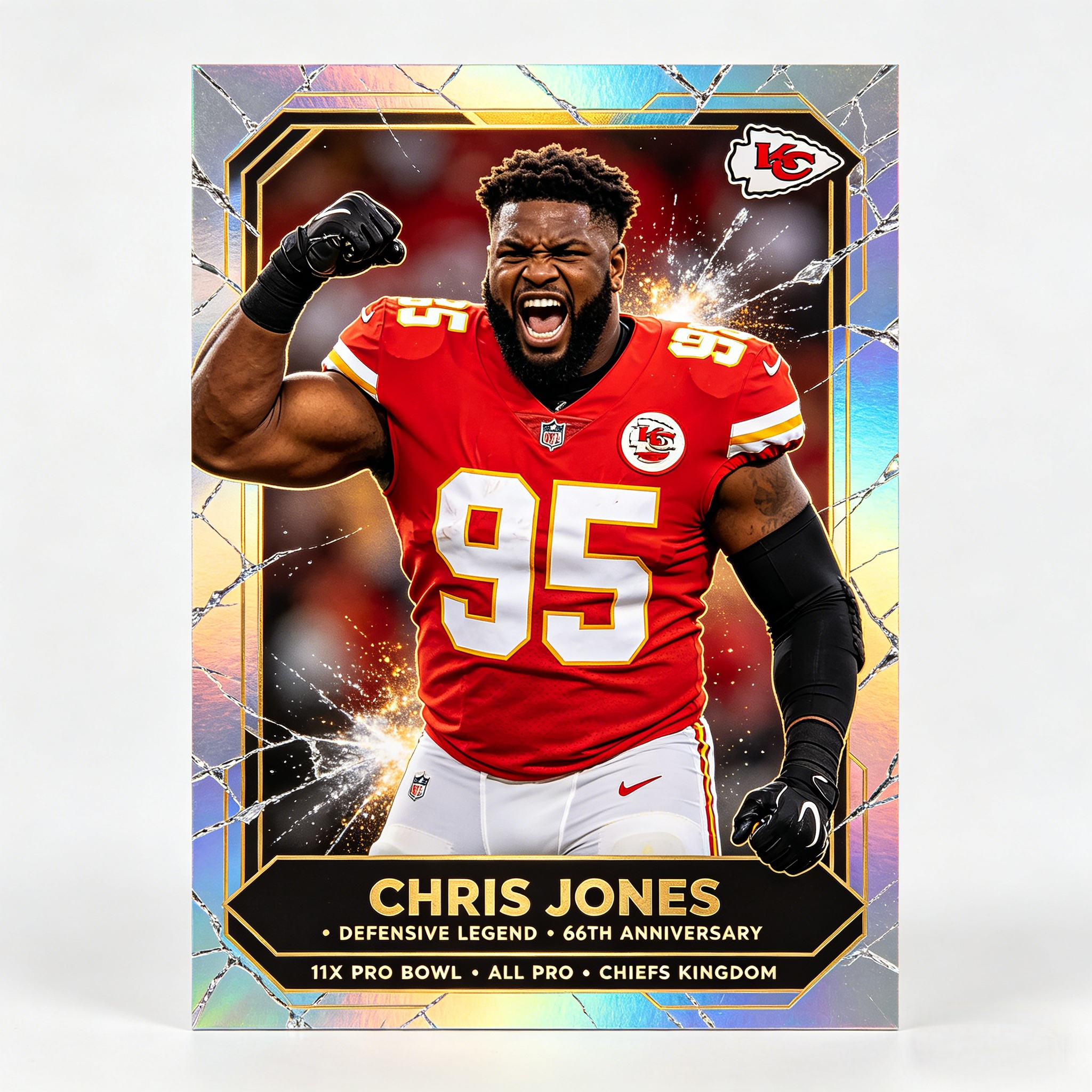 Kansas City Chiefs 66th Anniversary Collector Trading Card Set