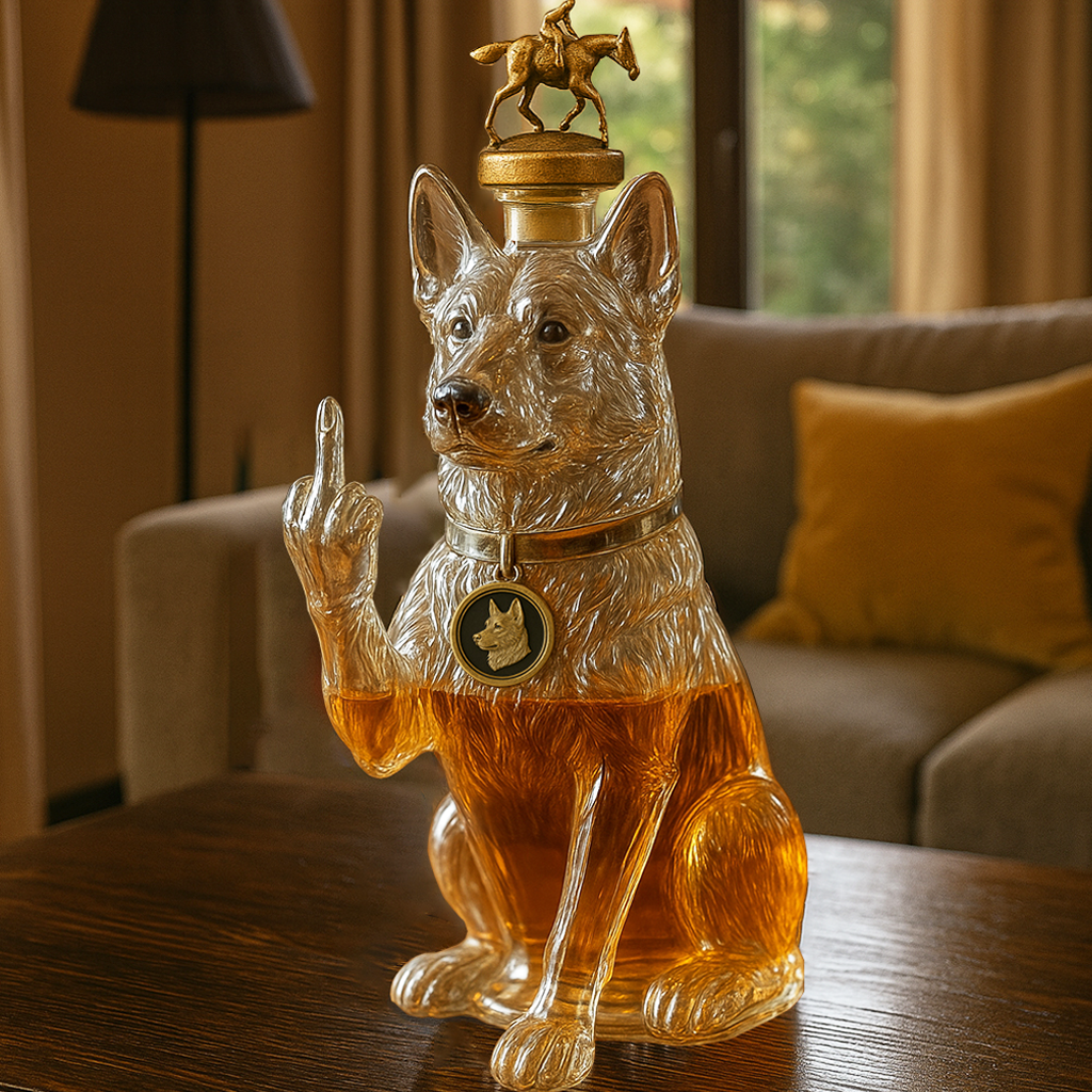 German Shepherd Whiskey Decanter Series – The Rebel’s Best Friend