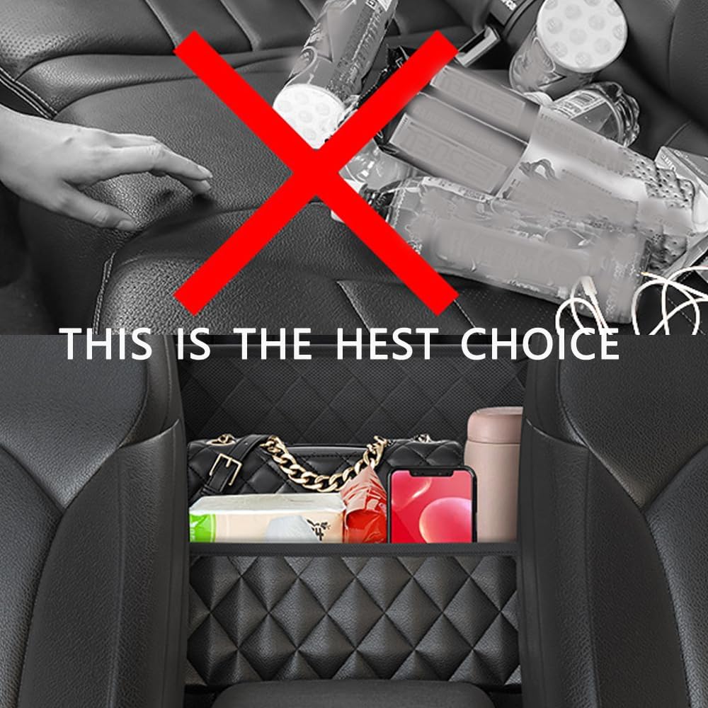 💖Last Day 50% OFF💖Large Capacity Leather Car Net Pocket Handbag Holder