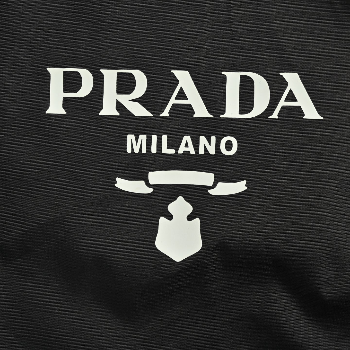 Prada 25ss printed logo nylon shorts