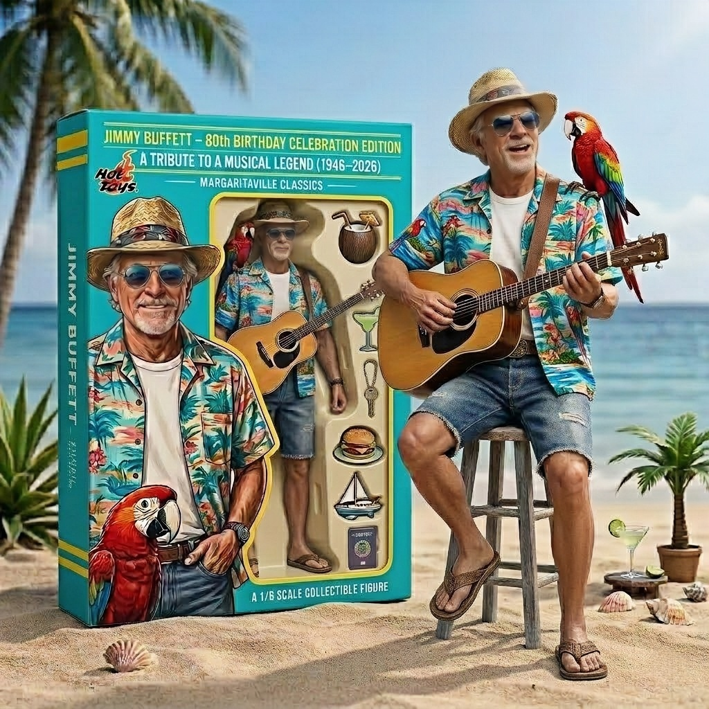 Jimmy Buffett Hot Toys 1:6 Scale Collectible Figure